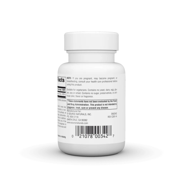 Марганець Source Naturals Manganese 10 mg, 100 таблеток. Фото 3