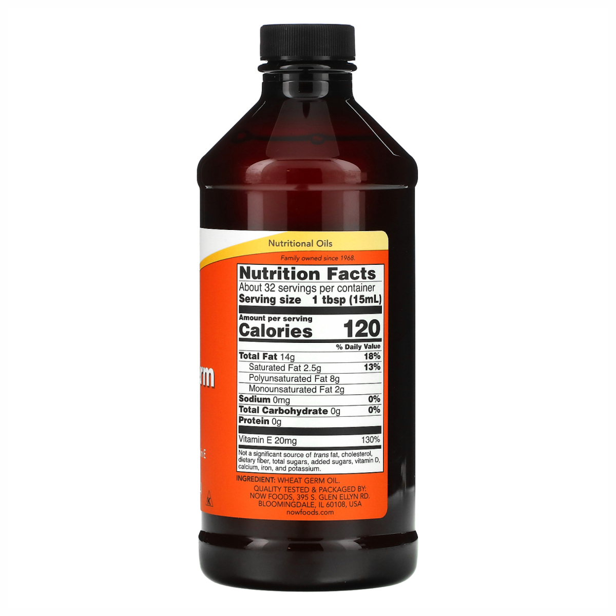 Wheat Germ Oil - 16 oz Liquid. Фото 2