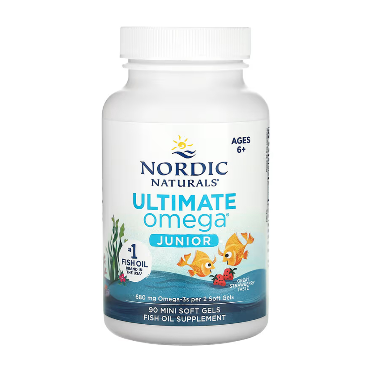Ultimate Omega Junior - 90 mini softgels. Фото 3