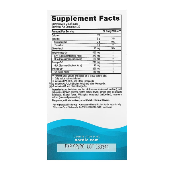 Complete Omega - 60 softgels. Фото 2