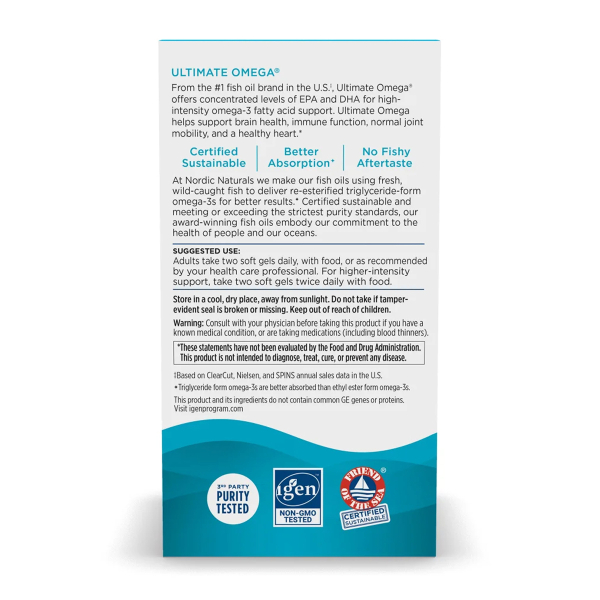 Ultimate Omega - 60 softgels. Фото 4