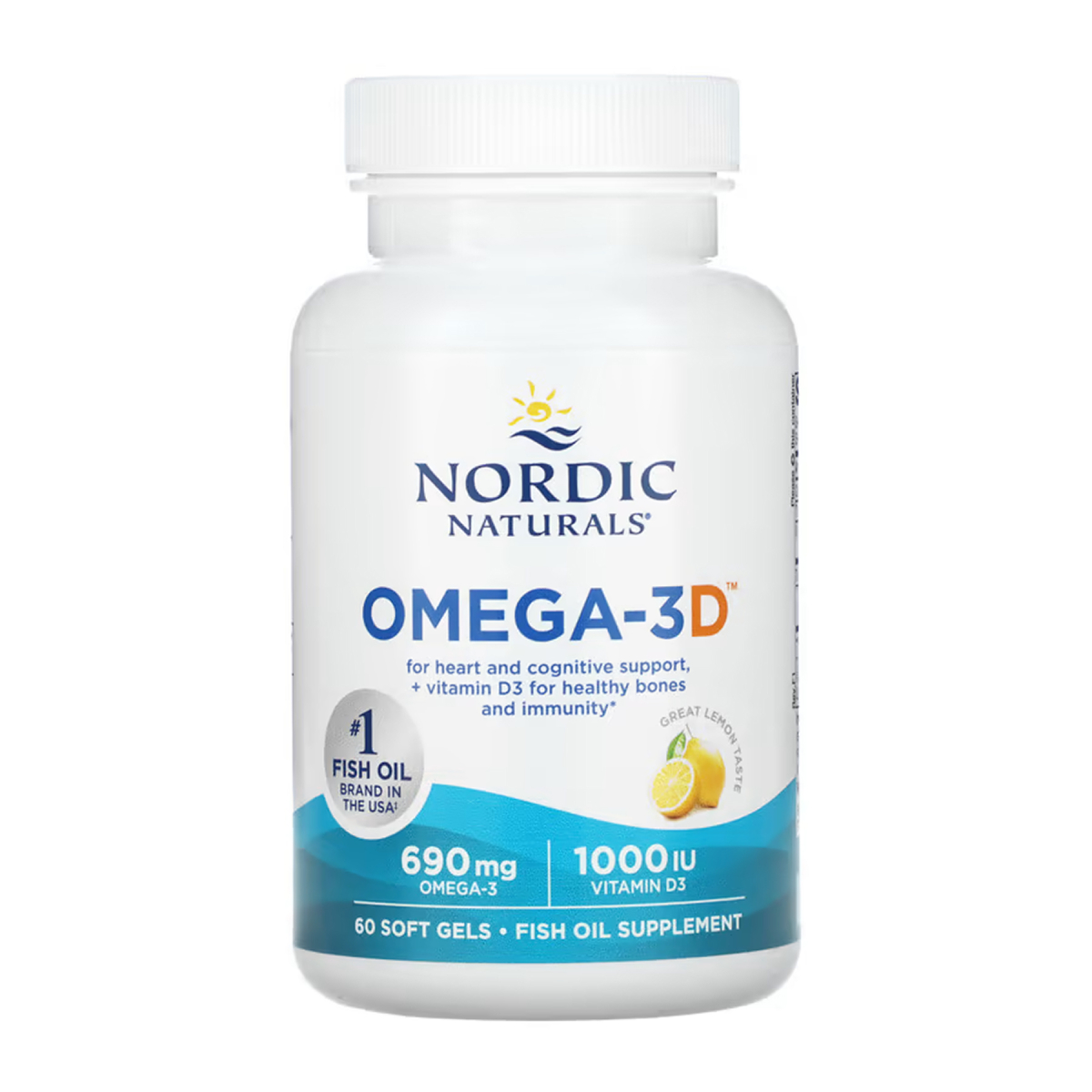 Omega-3D - 60 softgels. Фото 3