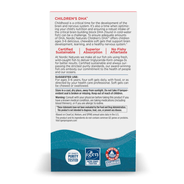 Children's DHA - 180 mini softgels. Фото 4