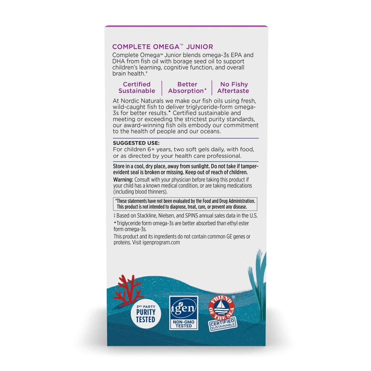 Complete Omega Junior - 180 mini softgels. Фото 4