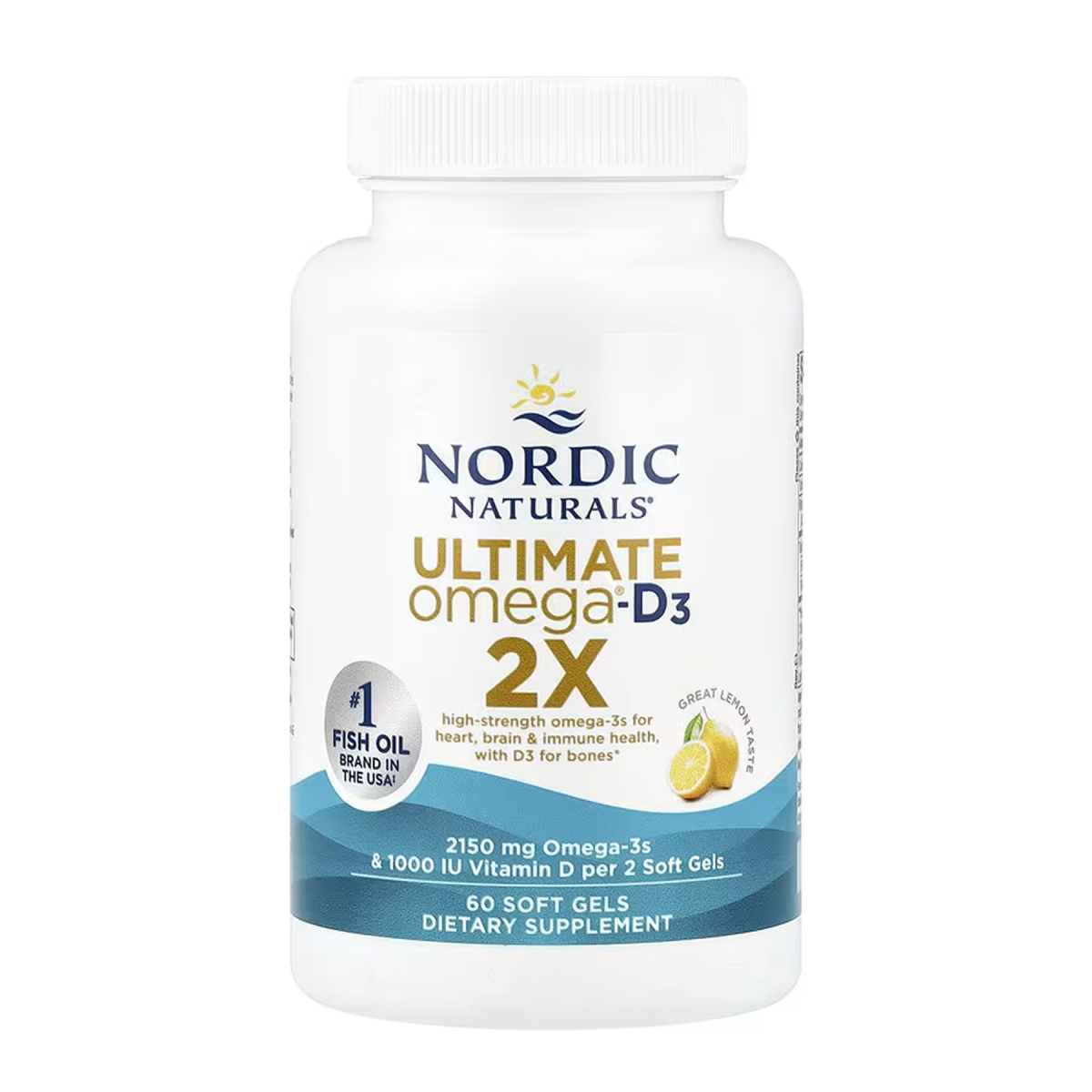 Ultimate Omega 2X D3 - 60 softgels. Фото 3