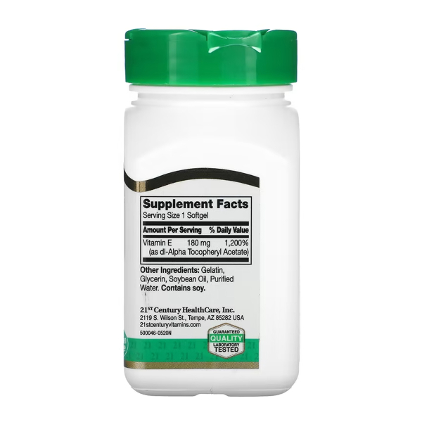 E 180 mg (400IU) - 110 softgels. Фото 2
