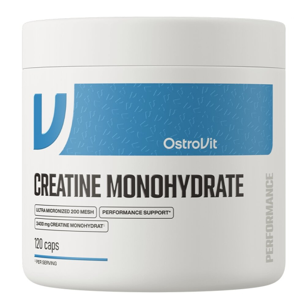 Креатин OstroVit Creatine Monohydrate, 120 капсул - Пошкоджена упаковка