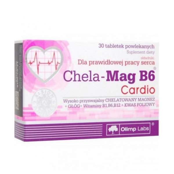 Вітаміни та мінерали Olimp Sport Nutrition Chela-Mag B6 Cardio, 30 таблеток