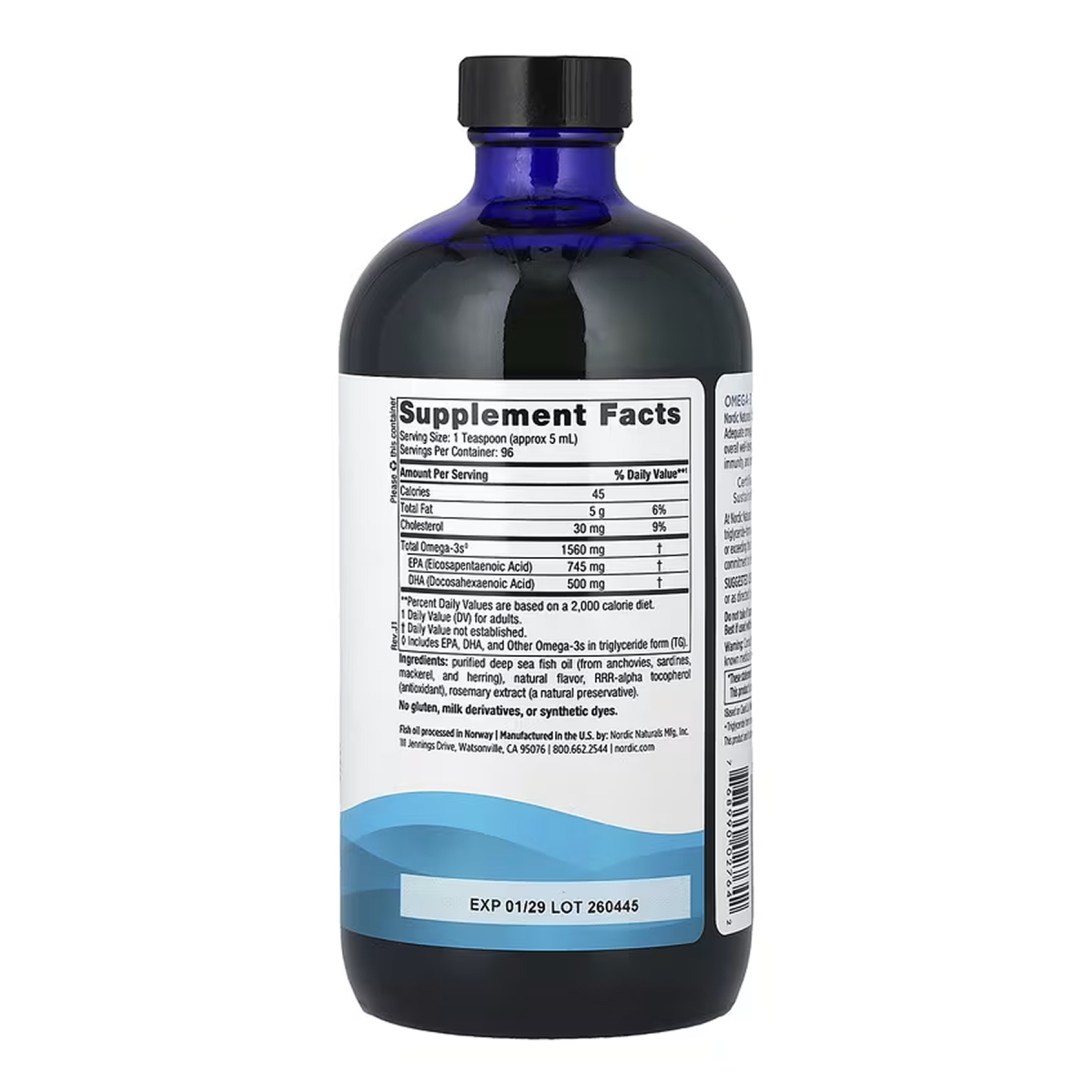 Omega-3 - 473ml Lemon. Фото 2