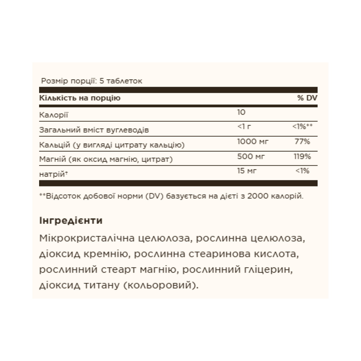 Calcium Magnesium Citrate - 100 tabs. Фото 2