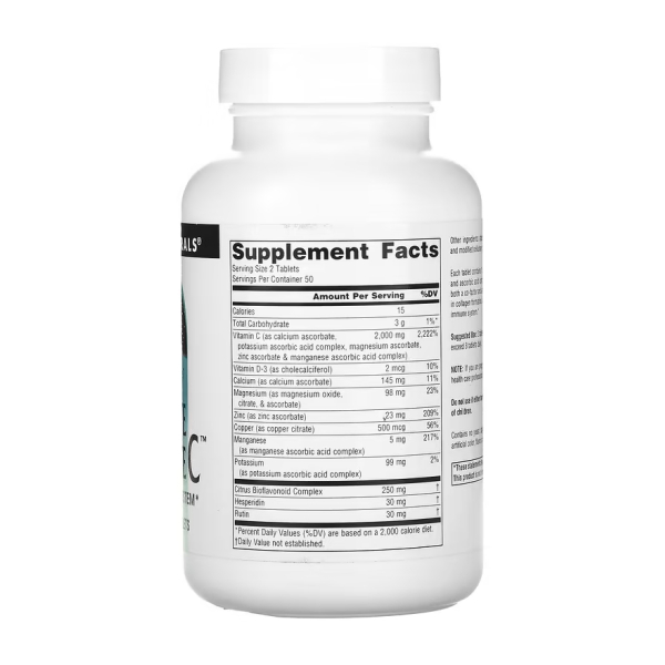 Ultimate Ascorbate C™ 1000mg - 100 tabs. Фото 2