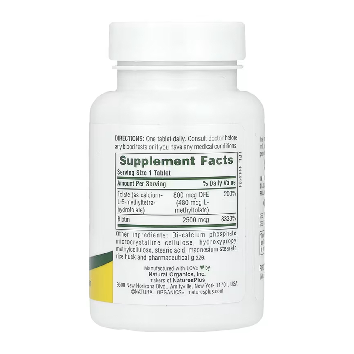 Biotin & Folate - 30 tabs. Фото 2