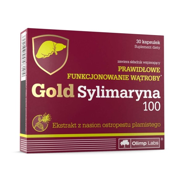 Екстракт розторопші Olimp Sport Nutrition Gold Sylimaryna 100, 30 капсул для підтримки печінки