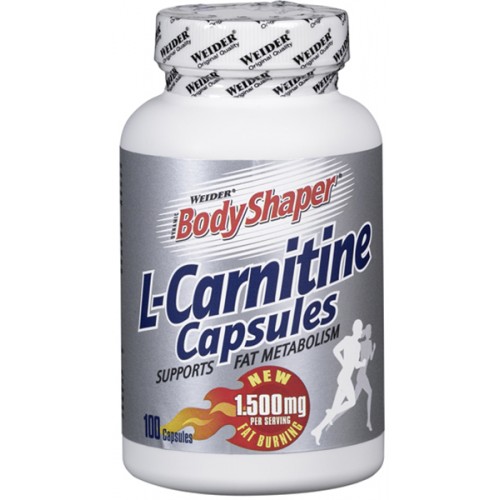 Жироспалювач Weider L-Carnitine Capsules, 100 капсул