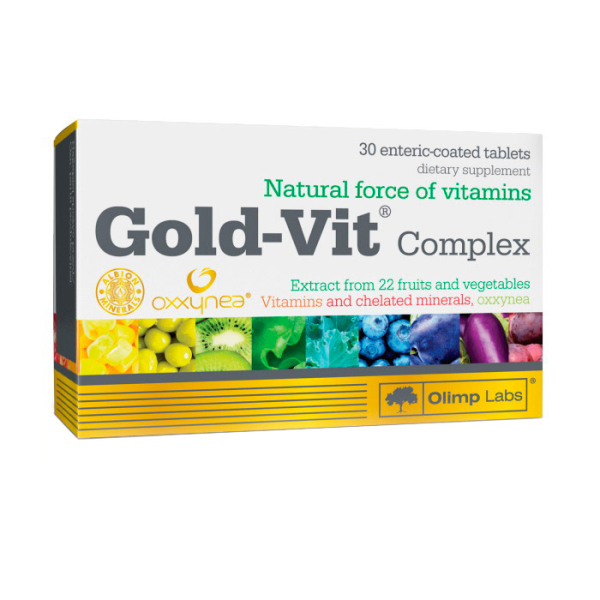 Вітаміни та мінерали Olimp Sport Nutrition Gold-Vit Complex, 30 таблеток