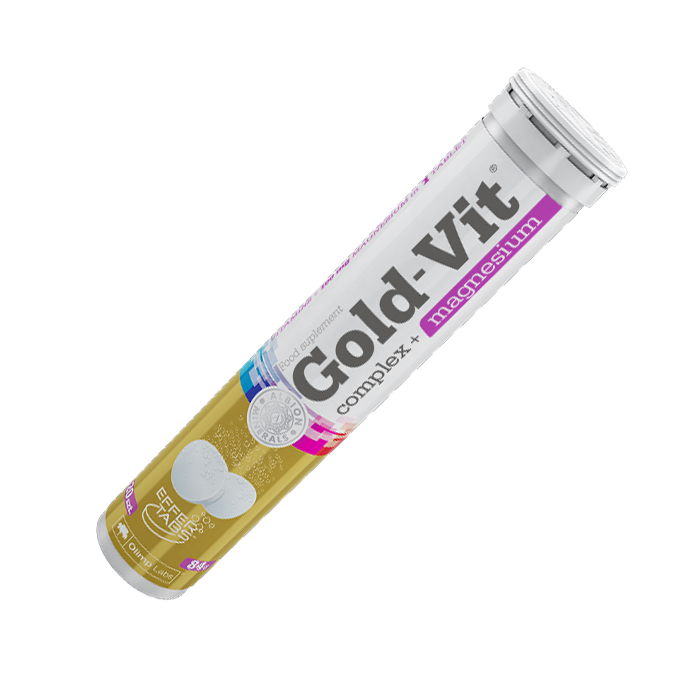 Вітаміни та мінерали Olimp Sport Nutrition Gold-Vit Complex Plus Magnesium, 20 шипучих таблеток