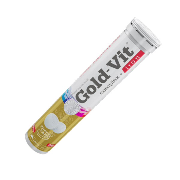 Вітаміни та мінерали Olimp Sport Nutrition Gold-Vit Complex Plus Iron, 20 шипучих таблеток