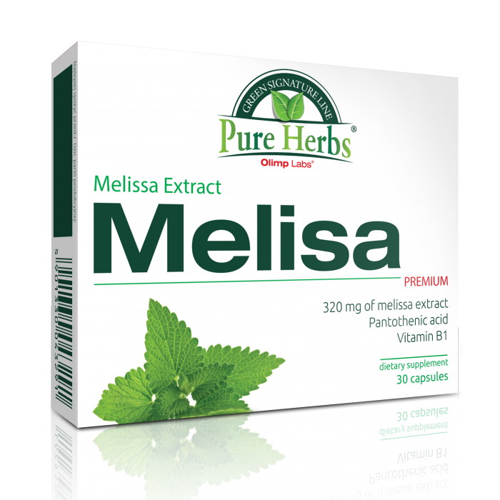 Натуральна добавка Olimp Sport Nutrition Melisa Premium, 30 капсул