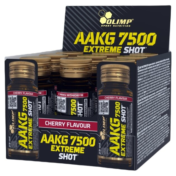 Аргінін альфа-кетоглутарат Olimp Sport Nutrition AAKG 7500 Extreme Shot, 9x25 мл