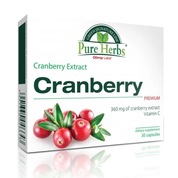 Натуральна добавка Olimp Sport Nutrition Pure Herbs Cranberry Premium, 30 капсул