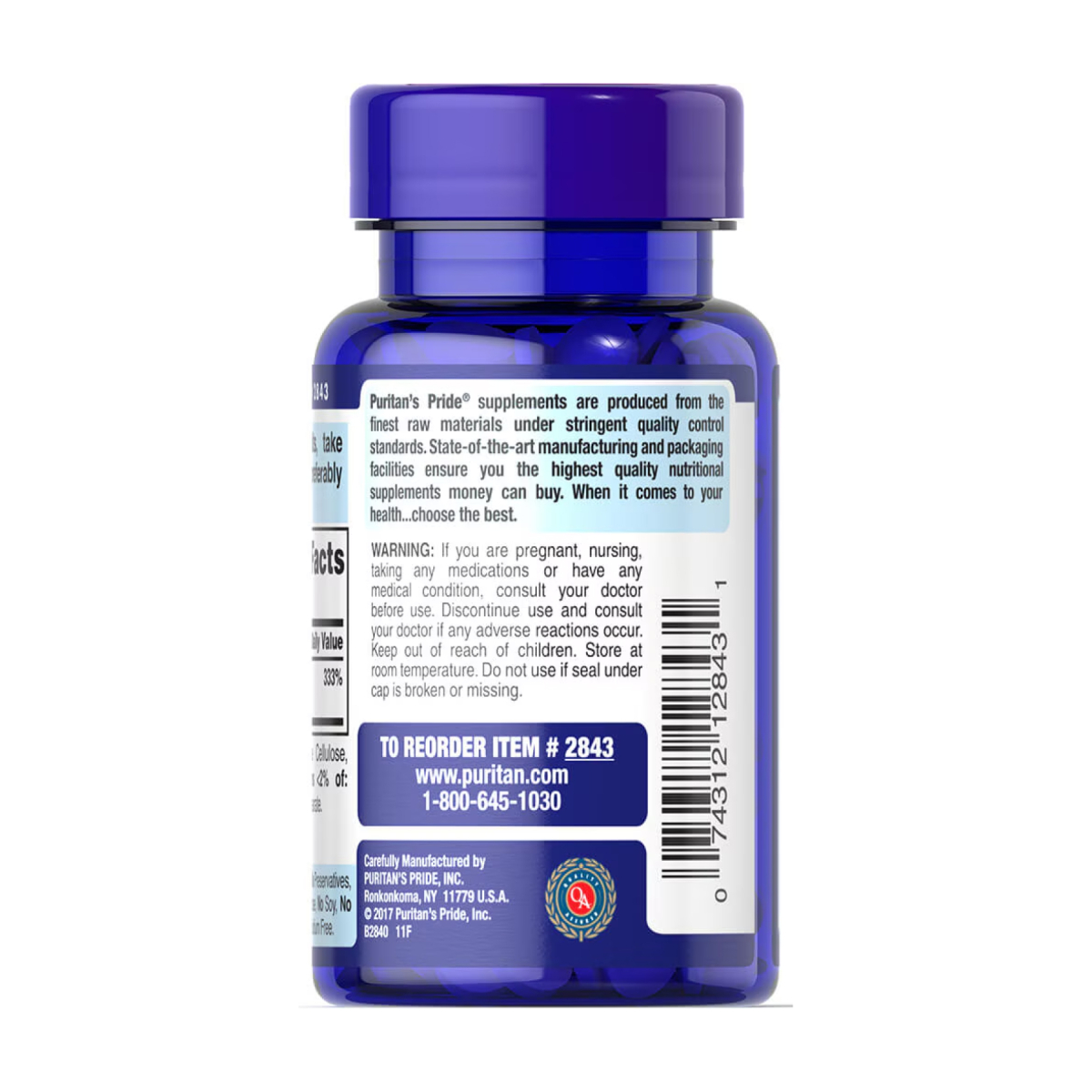 Folate 1333 mcg DFE - 250 tabs. Фото 3