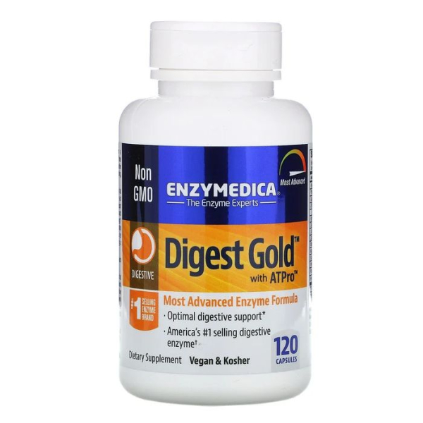 Натуральна добавка Enzymedica Digest Gold, 120 капсул