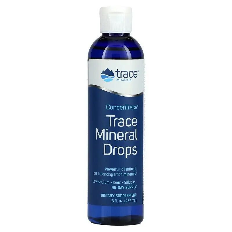 Комплекс мінералів Trace Minerals ConcenTrace Trace Mineral Drops, 237 мл