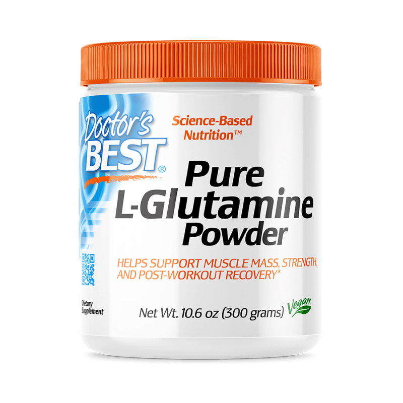 Амінокислота Doctor's Best Pure L-Glutamine Powder, 300 грам