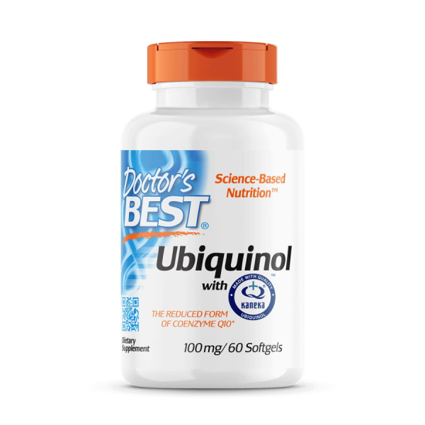 Натуральна добавка Doctor's Best Ubiquinol 100 mg with Kaneka, 60 капсул