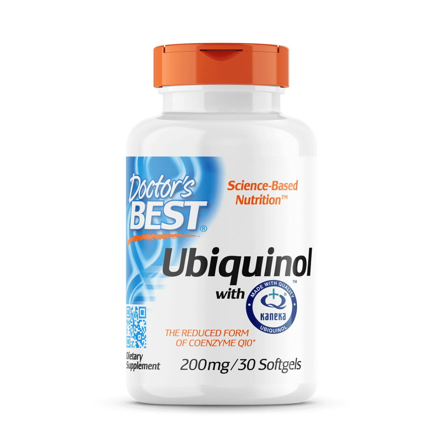 Натуральна добавка Doctor's Best Ubiquinol 200 mg with Kaneka, 30 капсул