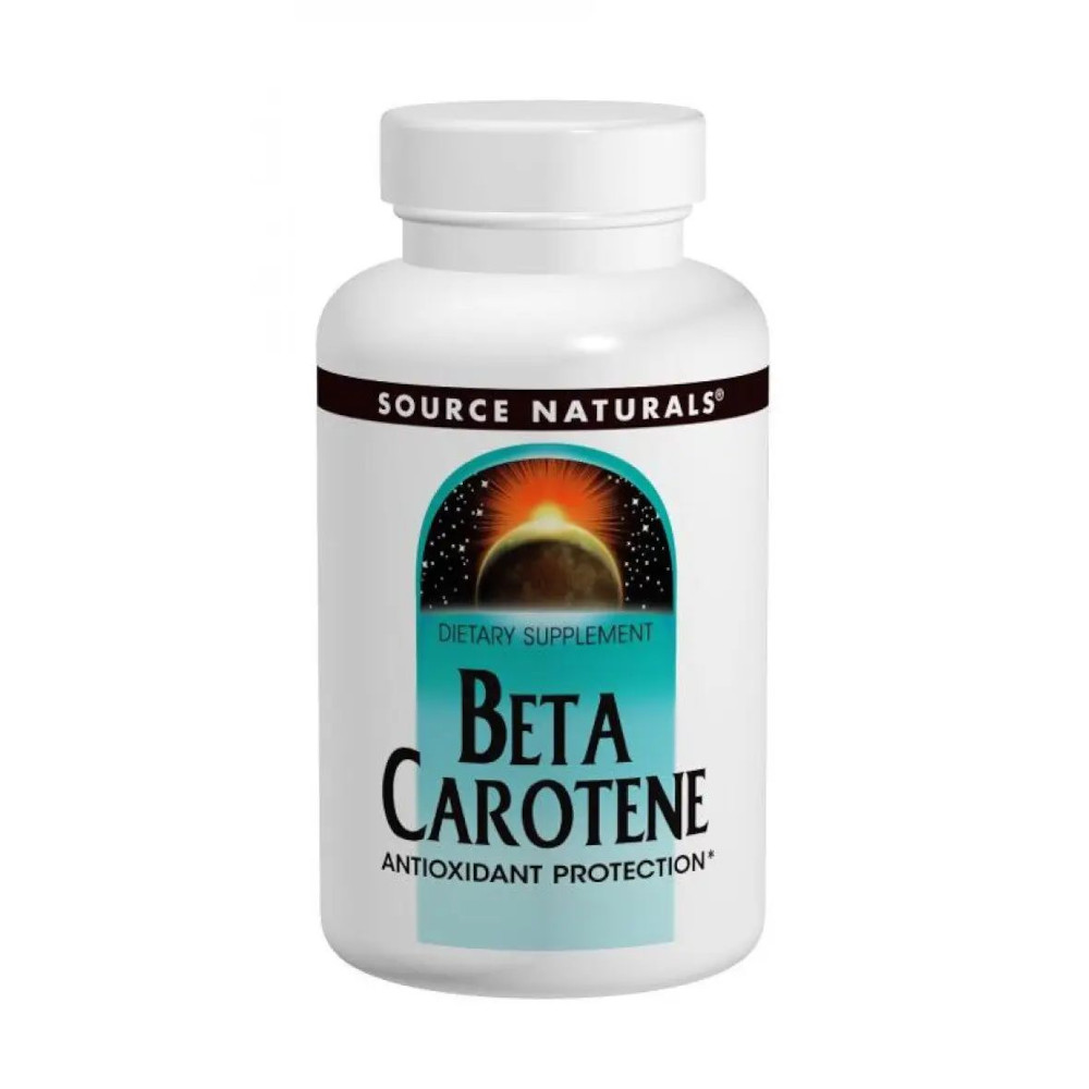 Вітаміни та мінерали Source Naturals Beta Carotene 25000 IU, 100 капсул