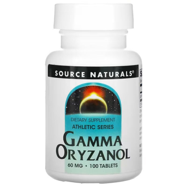 Натуральна добавка Source Naturals Gamma Oryzanol 60 mg, 100 таблеток