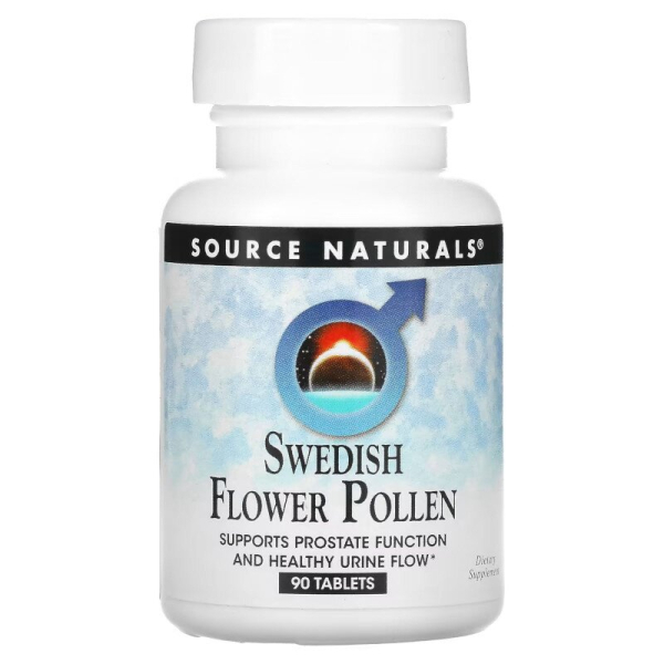 Натуральна добавка Source Naturals Swedish Flower Pollen, 90 таблеток
