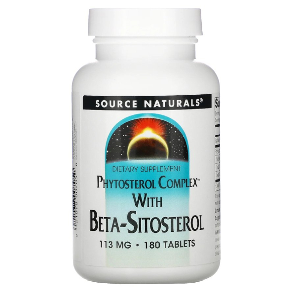 Комплекс фітостеролів Source Naturals Phytosterol Complex with Beta-Sitosterol, 180 таблеток