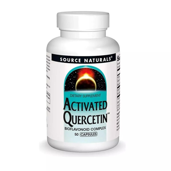 Активований кверцетин Source Naturals Activated Quercetin, 50 капсул