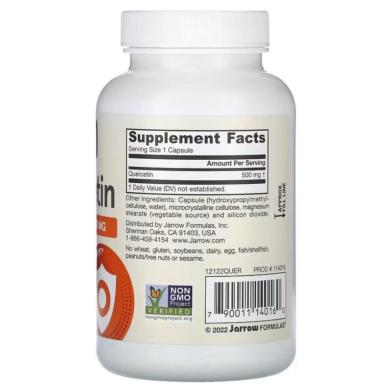 Кверцетин Jarrow Formulas Quercetin 500 mg, 100 вегакапсул для підтримки імунітету. Фото 2