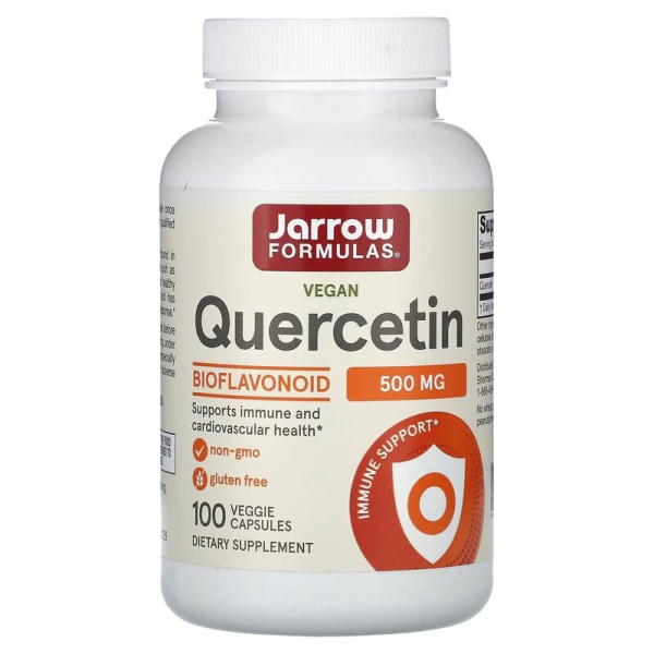 Кверцетин Jarrow Formulas Quercetin 500 mg, 100 вегакапсул для підтримки імунітету
