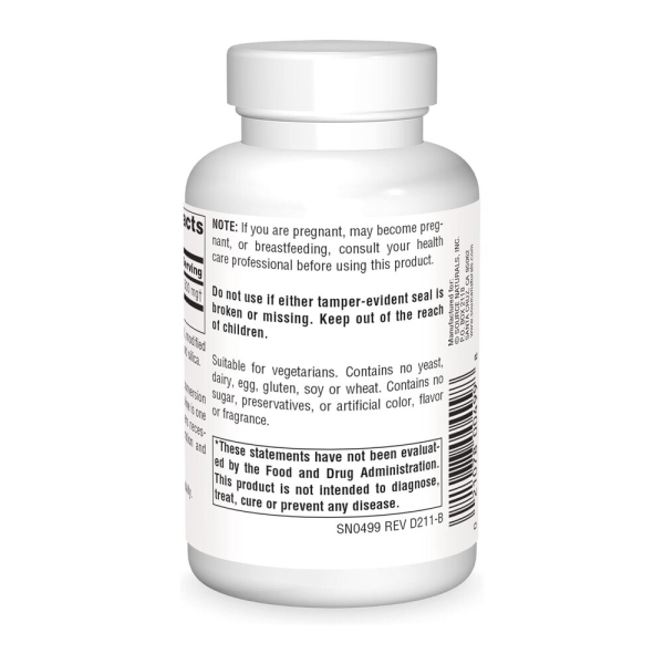 Ацетил L-карнітин Source Naturals Acetyl L-Carnitine 500 mg, 60 таблеток. Фото 3
