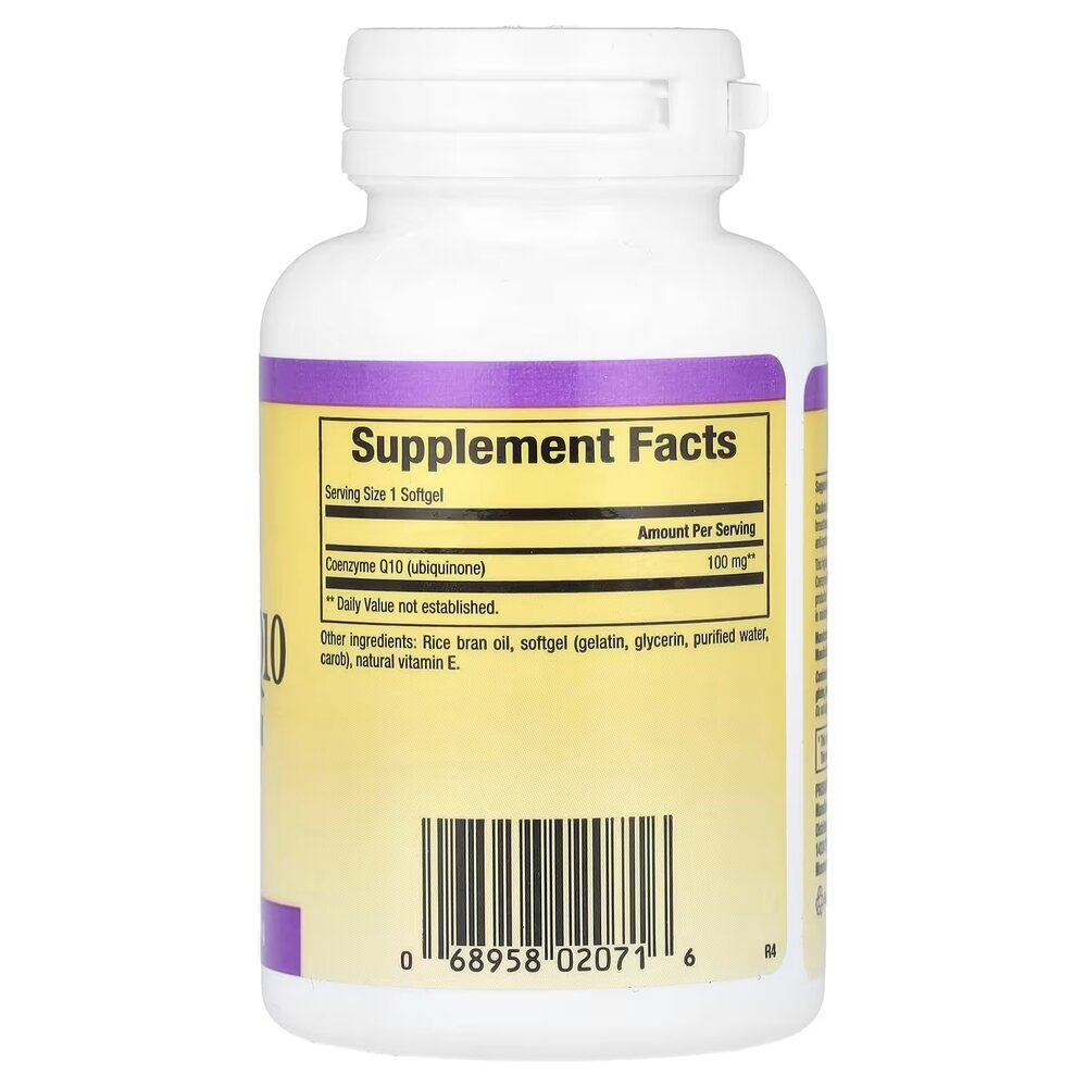Коензим Q10 Natural Factors Coenzyme Q10 100 mg, 60 капсул. Фото 2
