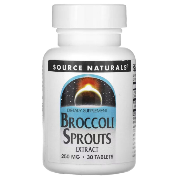 Натуральна добавка Source Naturals Broccoli Sprouts Extract, 30 таблеток