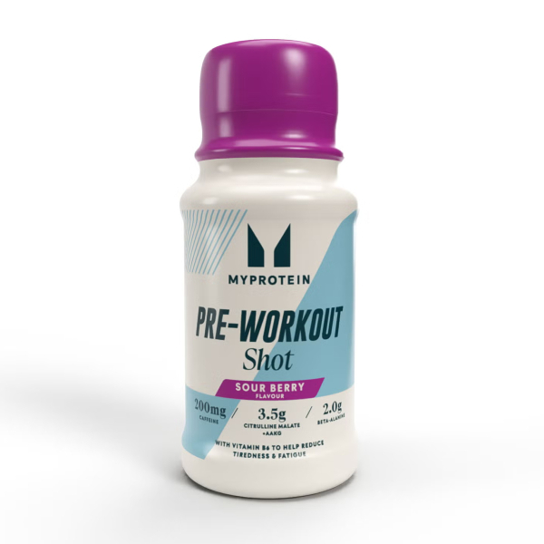Pre-Workout Shot - 60ml Sour Berry