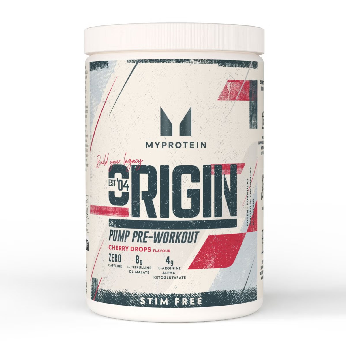 Origin Pre Workout Stim-Free Sour - 30 serv Cherry Drops