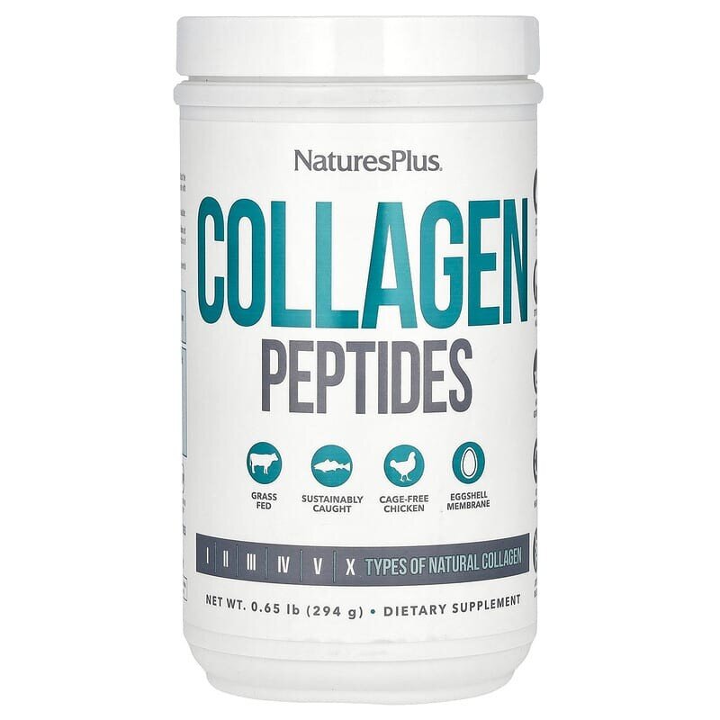 Гідролізований колаген Natures Plus Collagen Peptides, 294 грам