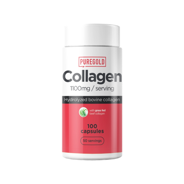Препарат для суставов и связок Pure Gold Protein Collagen, 100 капсул