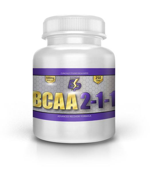 BCAA 2:1:1, 250 капсул по 500 мг