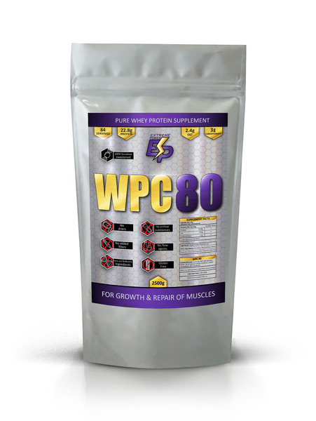 Протеїн сироватковий 1 кг "80% Whey protein" Extreme Power" Смаки Зелене яблуко