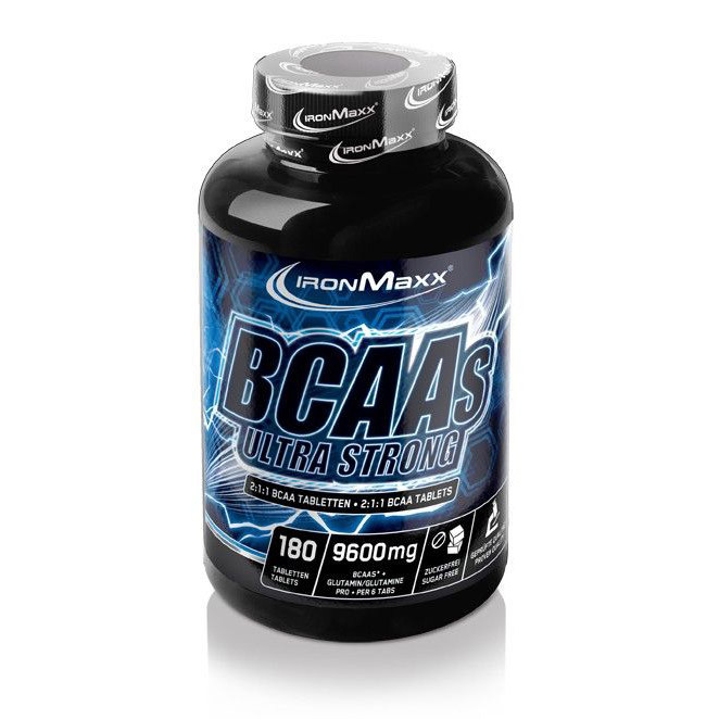 Амінокислота BCAA Ironmaxx BCAAs Ultra Strong 2:1:1, 180 таблеток