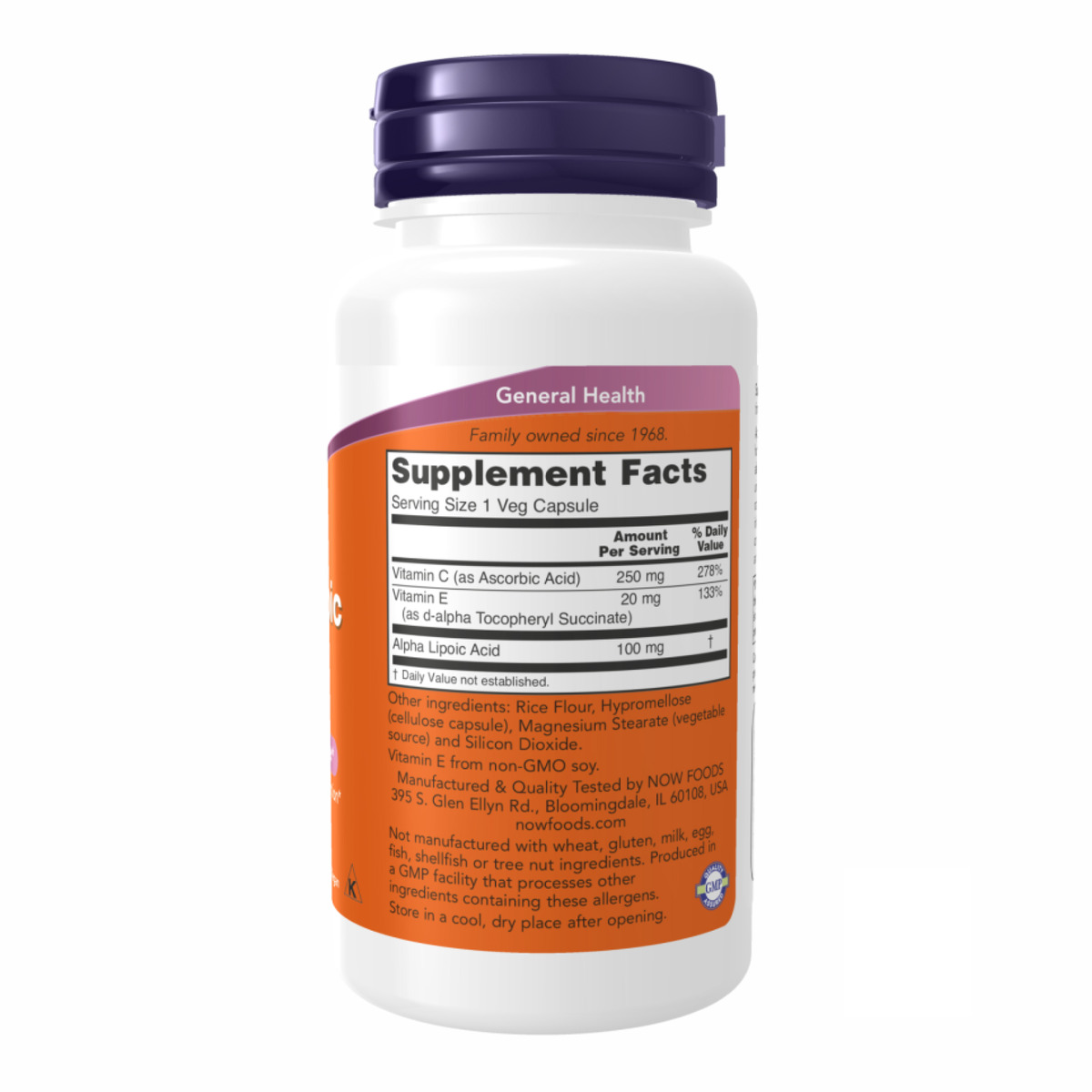 Alpha Lipoic Acid 100mg - 60vcaps. Фото 2