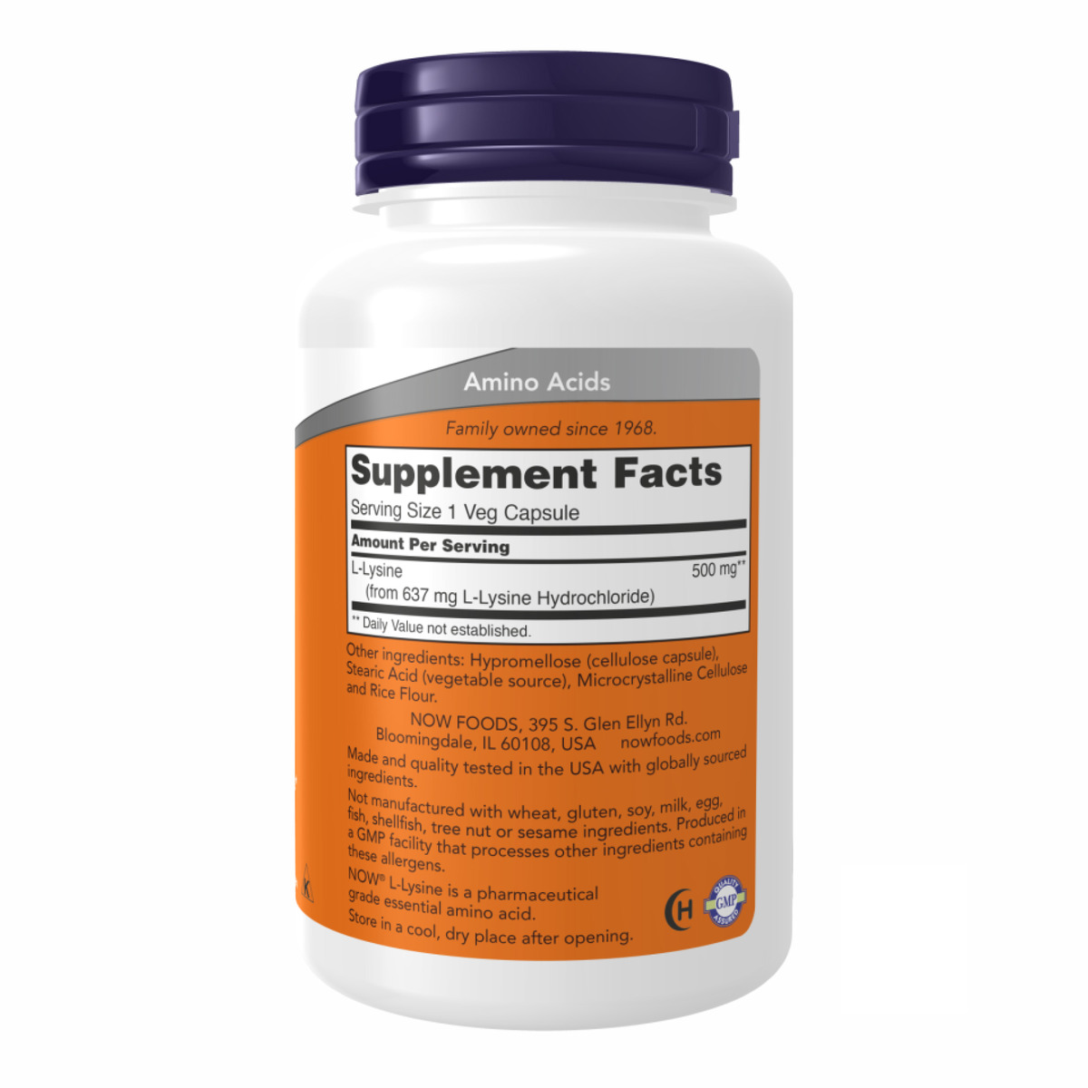 Lysine 500mg - 100 vcaps. Фото 2