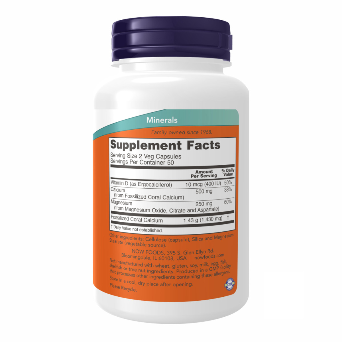 Coral Calcium Plus Mag, D - 100 vcaps. Фото 2